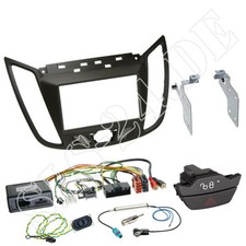 Ford C-Max Kuga 2-DIN Radioblende braun Lenkradinterface Kenwood Sony Alpine Set