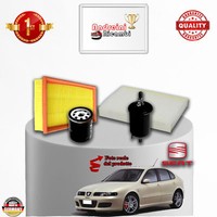 Set Service 4 Filter Seat Leon 1.8 20V 92KW 125CV Von 2003-> 2005