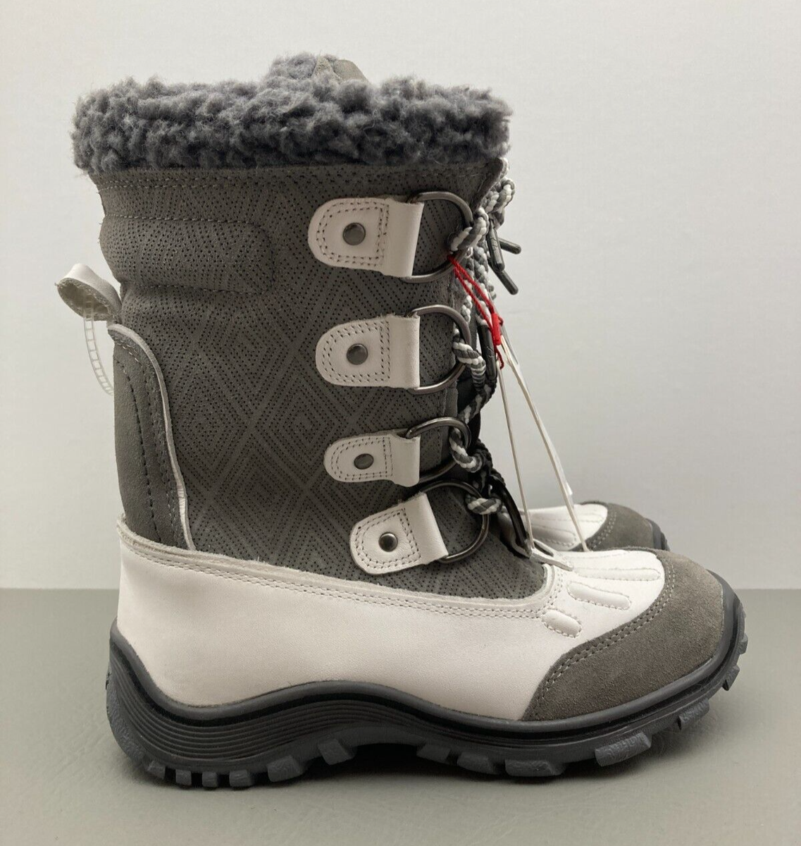 New Pajar Alina Womens Winter Boots Size US Gray Waterproof