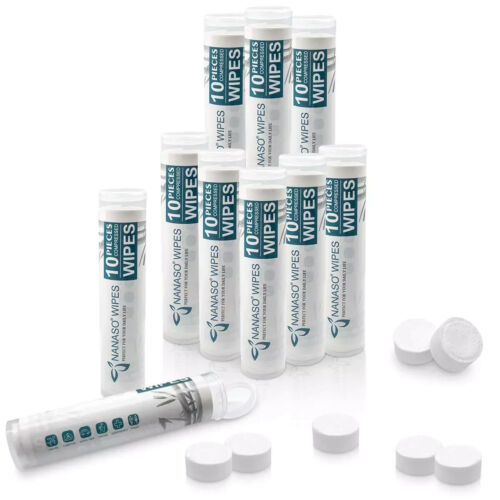 Compressed Wipes, Towels, or Compact Toilet Paper Tablets,for Travel, Home,