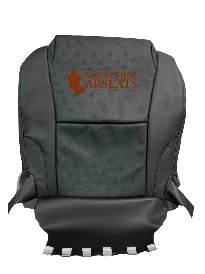 Fits 2006-2009 Lexus IS250 IS350 Driver Bottom Seat Cover Leather Perforated Blk - Image 3 of 4