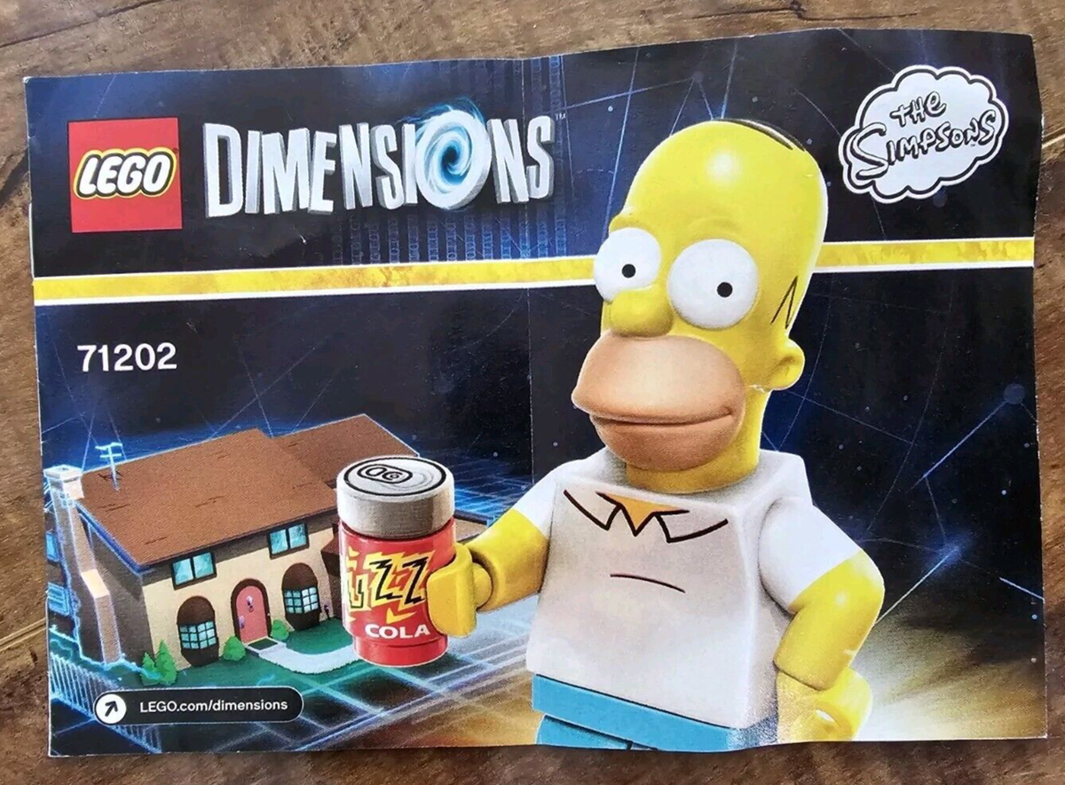 LEGO Dimensions The Simpsons Level + Fun Pack BOOKLETS MANUALS