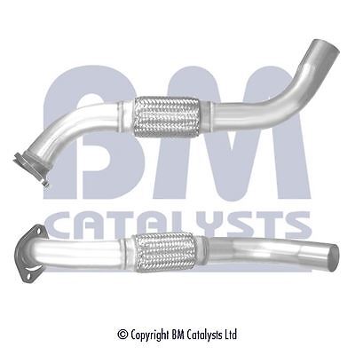 Tuyau d'échappement en acier aluminé durable pour BMW 318 tds Touring