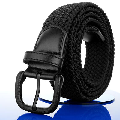 100cm new belt Linyer 100cm/1m Belt Canvas Solid Color Metal Buckle Waist  main image 4