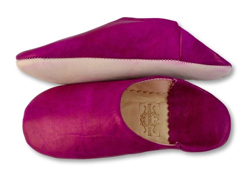 MOROCCAN LEATHER BABOUCHE SLIPPERS SHEEPSKIN SLIDES MULES WOMENS **HANDMADE** - Picture 9 of 205