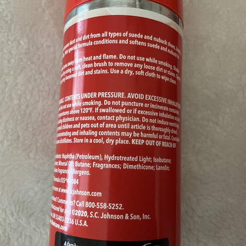KIWI SUEDE & NUBUCK CLEANER, Revitalizes Removes Dust & Dirt, 4.25 Oz Can - Picture 4 of 5