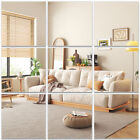 <!--F#f_0-->10x Flexible Mirror Sheets Self Adhesive Non Glass Tiles Stickers Wall Decor❤♔<!--F/-->