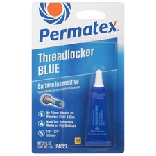 Permatex 24027 Surface Insensitive Threadlocker Blue, 6 ml