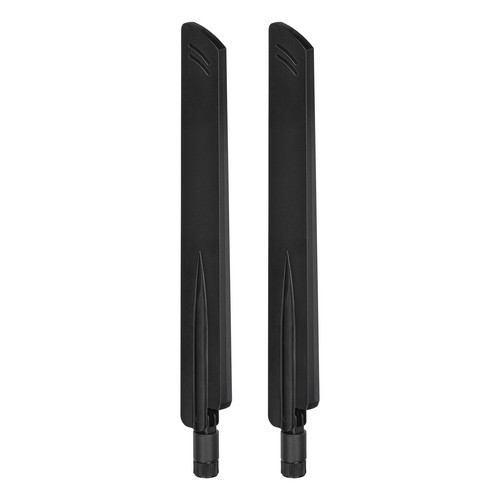 2pcs Antenne Tri-Bande WiFi 6E 2,4GHz 5GHz 6GHz RP-SMA Mâle pour Routeur WiFi USB - Photo 2/13