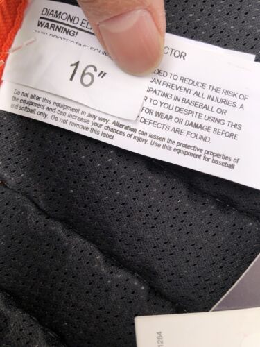 Nike Diamond Elite Baseball Brustschutz 16" FB3393 Illinois Fighting Illini - Bild 4 von 10