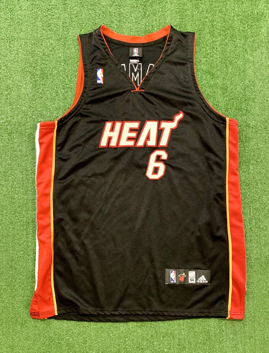 Miami Heat Lebron James Mens Stitched Adidas Jersey Size 54 | eBay