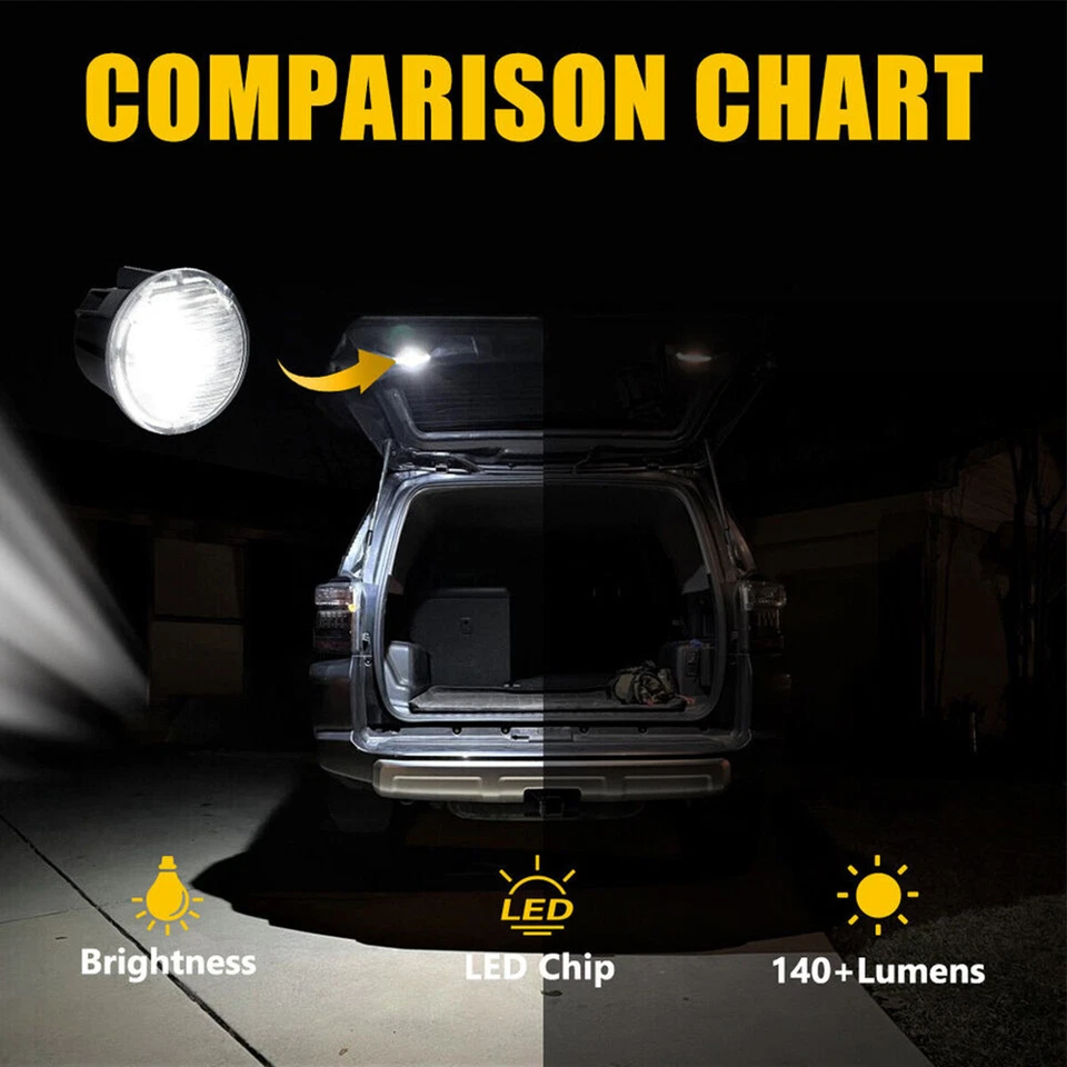 Luz LED de puerta levadiza trasera para maletero de carga para Jeep Grand Cherokee Dodge Durango 11-21 Foto 2 de 4