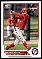 2023 Topps Pro Debut Jared McKenzie #PD-108 Fredericksburg Nationals