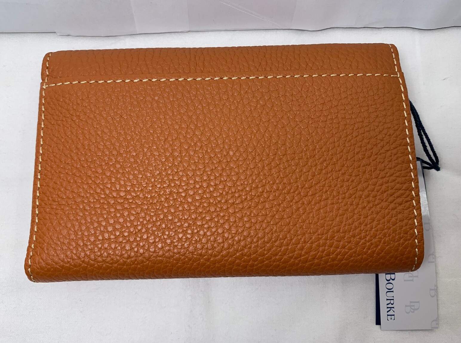 Dooney & Bourke Pebble Grain Flap Wallet French Caramel Color | eBay