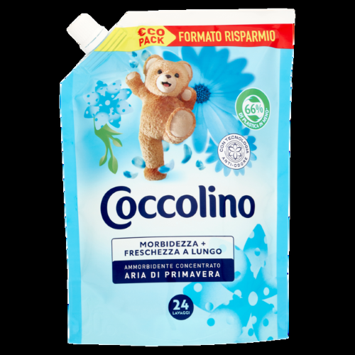 Coccolino Ammorbidente Concentrato Eco-Ricarica Aria Di Primavera 600ml