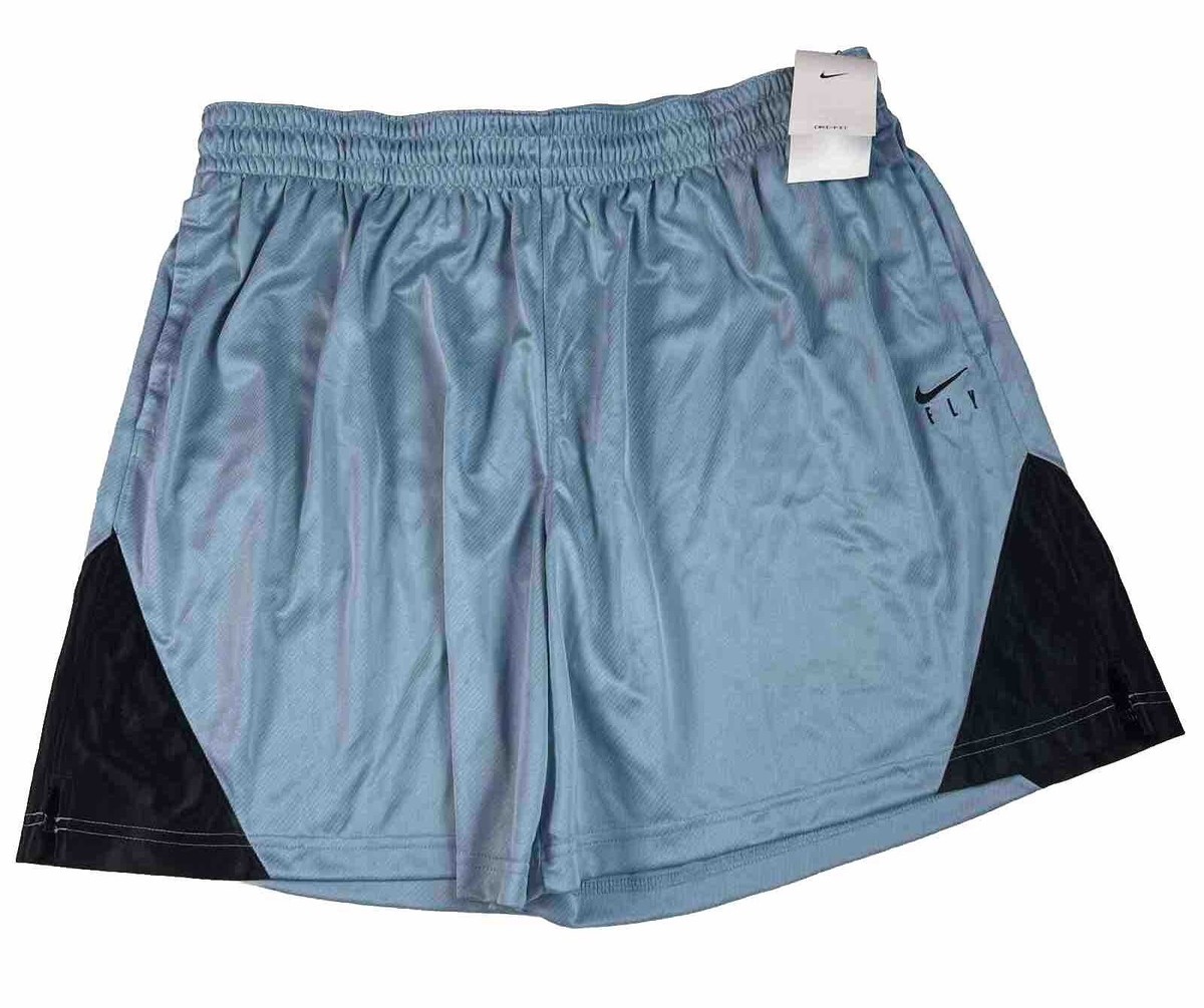 Nike NWT XXL $50 Women Dri-FIT Swoosh Fly Crossover Sky Blue