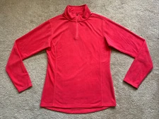 EUC Alpine Design Fleece 1/4 Zip Long Sleeve Pullover Sweatshirt PINK SMALL $45