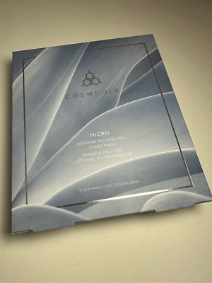 COSMEDIX Micro Defense Microbiome Peel-Off Sheet Mask 5 face masks