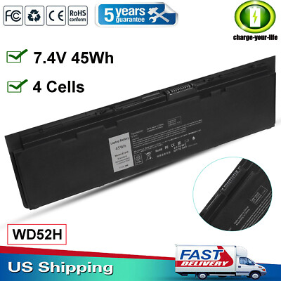 WD52H Battery for Dell Latitude E7240 E7250 GVD76 VFV59 451-BBFW KWFFN 45Wh 7.4V