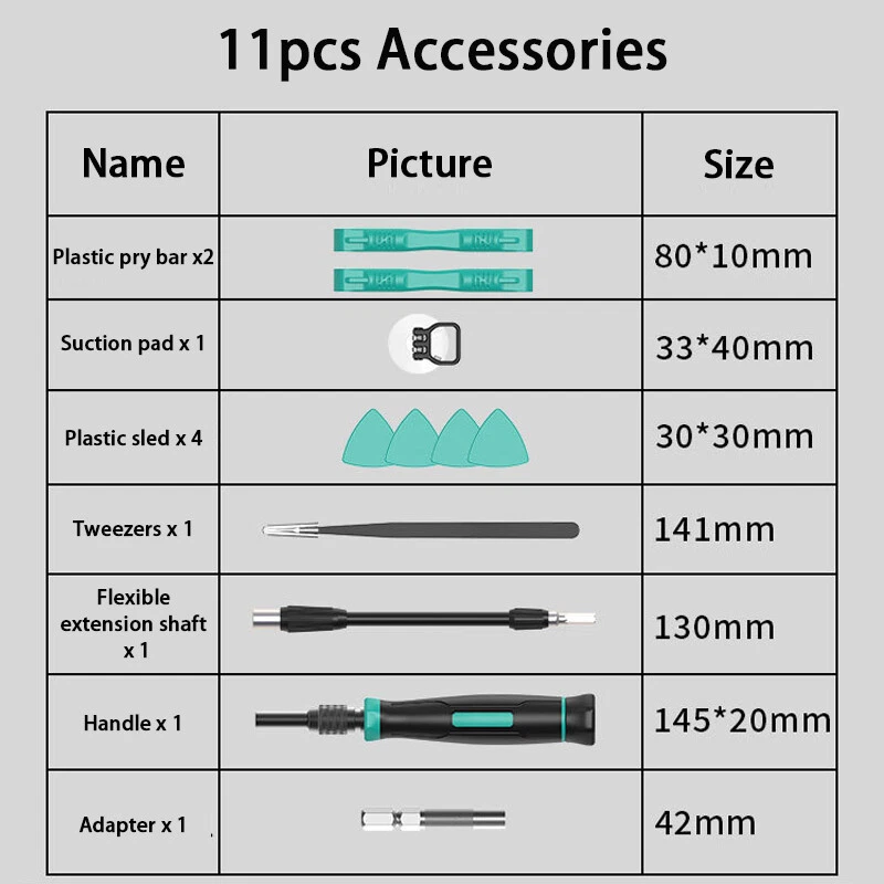 152 In 1 Precision Screwdriver Set Mobile Phone Laptop Computer Repair Tool Kit - Image 3 of 4
