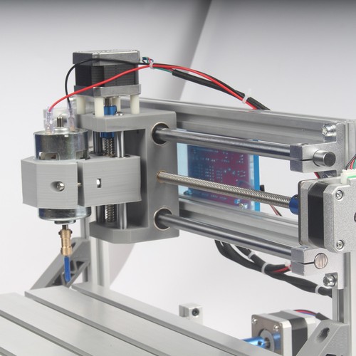 Máquina de grabado de 3 ejes CNC 3018 y láser de 5,5 W para fresado de tallado en madera de PCB - Imagen 6 de 12