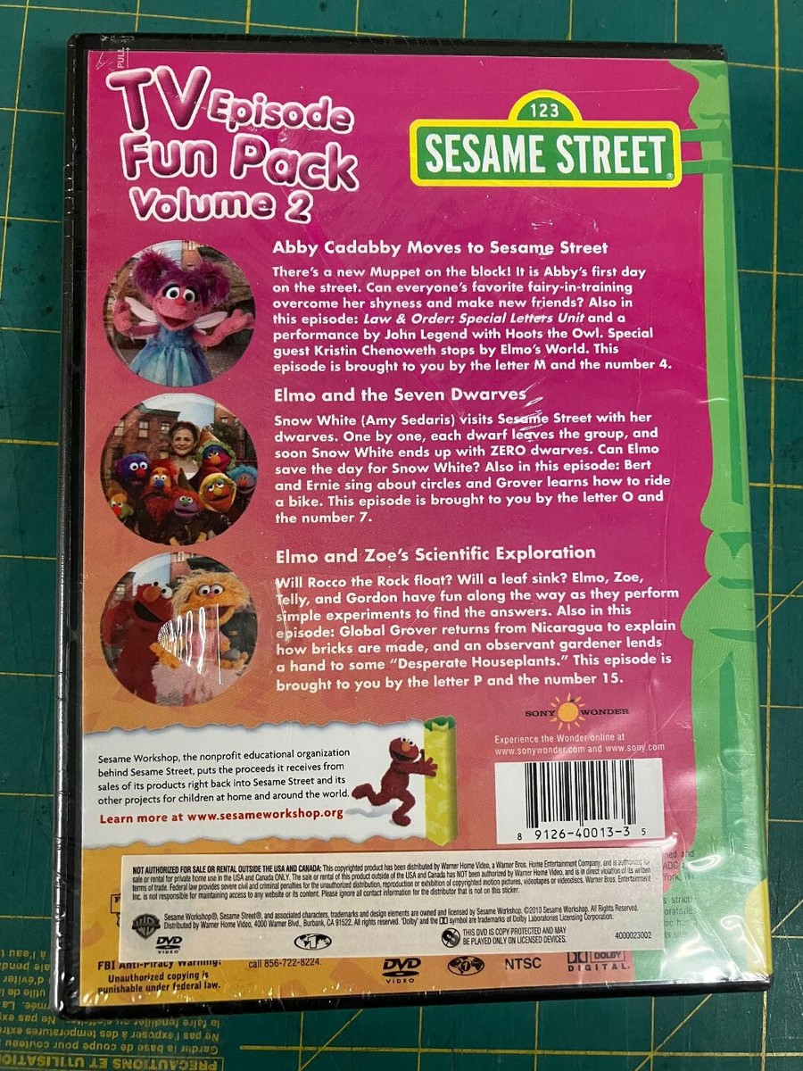 Sesame Street - TV Episode Fun Pack: Vol. 2 (DVD, 2007, 3
