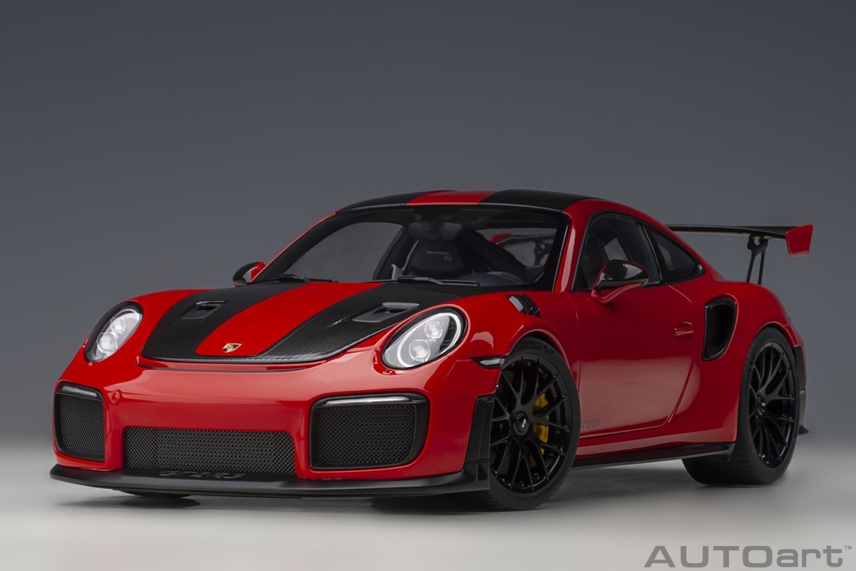 未開封 1/18 AUTOart Porsche 911 GT2 ポルシェ AUTOart 1:18 Porsche 911 991.2 GT2 RS Diecast Car Model Toys Gift