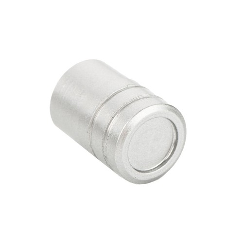 4x Alluminio Cilindro Tappo Valvola Guarnizione Pneumatici Argento per BMW 4 5er - Picture 4 of 6