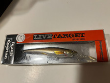 Live Target Deep Suspending Jerkbait Smelt Silver/Bronze Walleye Smallmouth Bass