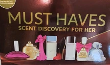 WOMEN'S PERFUME Gift Set 8 Designer Woman Fragrances Sampler + $15 Certificate