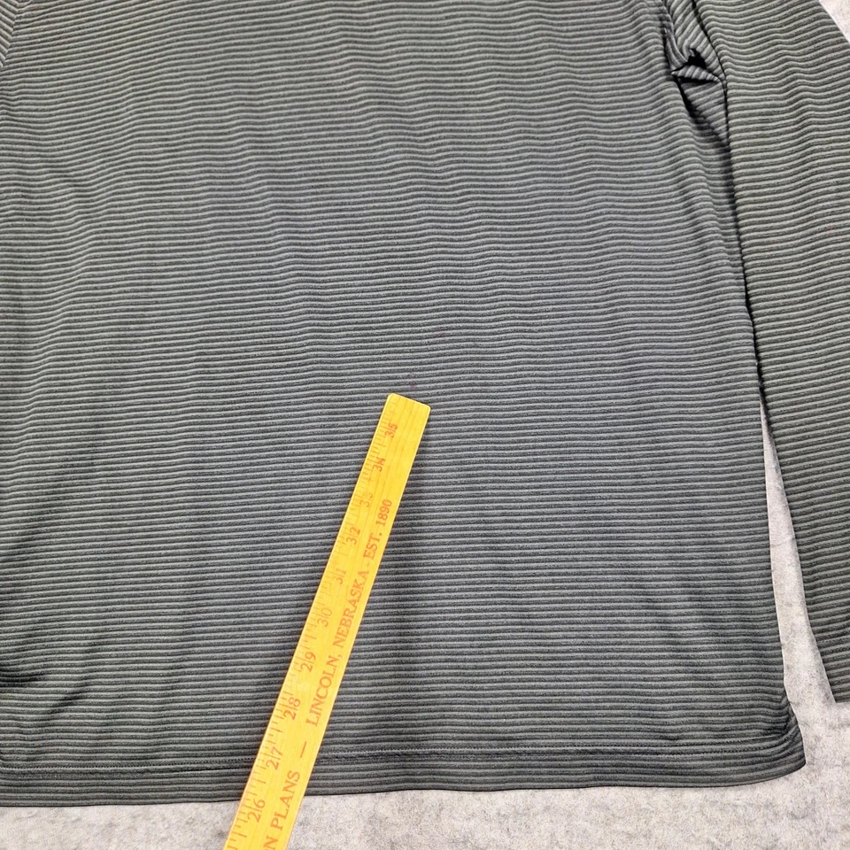 Pullover Under Armour Cold Gear Atlético 1/4 Cremallera Para Hombre Grande Negro Calce Suelto Foto 2 de 4