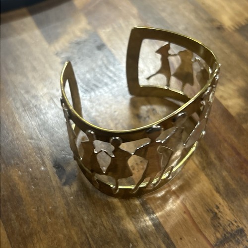 Bracciale RLM Andy Warhol donna danzante argento sterling ottone firmato 50,32 G - Foto 2 di 6