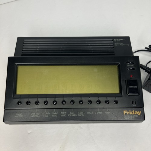 BOGEN Friday Advanced Digital Answering System Machine FR 1000 Works - Zdjęcie 2 z 6