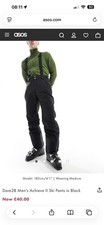 Image of Dare2B Men's Achieve II Ski Pants in Black Brand New With Tags Size M Leg 32 “