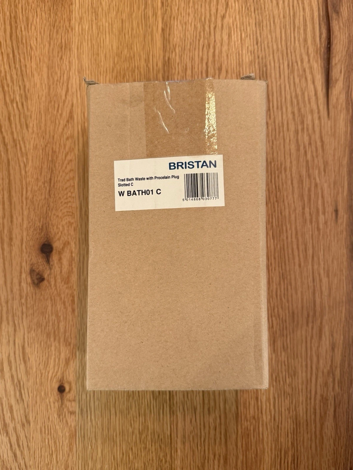 Bristan W BATH01 C Trad Bath Waste With Porcelain Plug Slotted C - Brand New