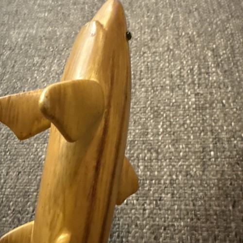 "Cabeza de pez perro mango de grifo de tiburón de madera raro barra mango de grifo de cerveza 11"" Craft Ale" - Imagen 5 de 6