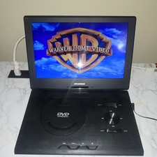 Sylvania Portable DVD Player with Built-In Screen, Plays DVD, Black