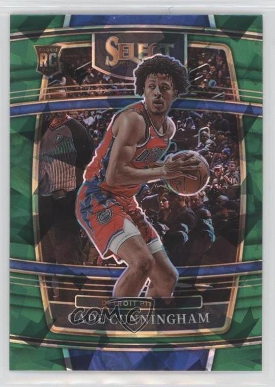 2021-22 Panini Select Concourse Green Ice Prizm Cade Cunningham #11 07i7