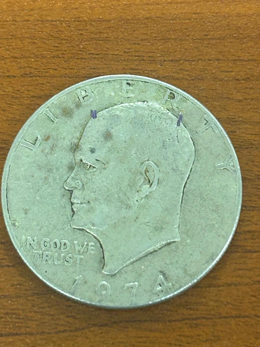 Circulated Uncertified 1974 Eisenhower Dollars (1971-1978) for