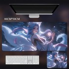 E-sports Pretty Girl Mouse Pad Large Size 31.5'' x 11.8'' Computer Keyboard Pad