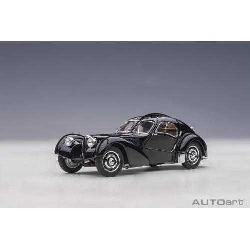 1:43 Autoart Bugatti 57Sc Atlantic 1938 Black AA50946 Modellino - Immagine 2 di 4