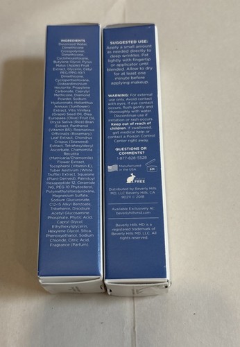 Lot of 2 Beverly Hills MD Cosmeceu Deep Wrinkle Filler 0.16 Fl Oz 5ML New Sealed - Picture 4 of 7
