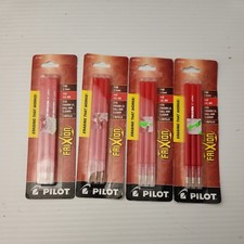 Pilot Refill for FriXion Erasable Gel Ink Pen, Red, 12/Pk 072838773326