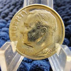 1952 Proof Roosevelt Dime 10C - Philadelphia - Mintage 81,980 - BU Light Toning