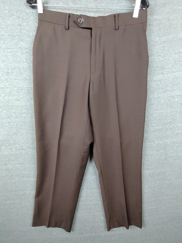 Tiglio Mens Suit 38 S Brown Super 150s Luxe Wool Classic Dress Formal Italian - Picture 2 of 18