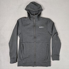 NoBull Project Performance Zip-Up Hoodie Womens Medium Gray Fleece Soft Jacket