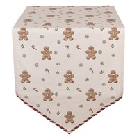 Classic Gingerbread Magic TischläUfer 50X160Cm By Clayre & Eef | Lebkuchenmann