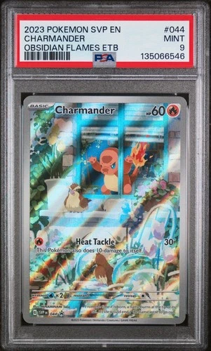 2023 POKEMON SVP EN-SV BLACK STAR PROMO #044 CHARMANDER PSA 9