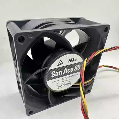 1 Pc. New 9GV081P1H08 DC12V 3A 80*38MM 4-Wire High Airflow Cooling Fan