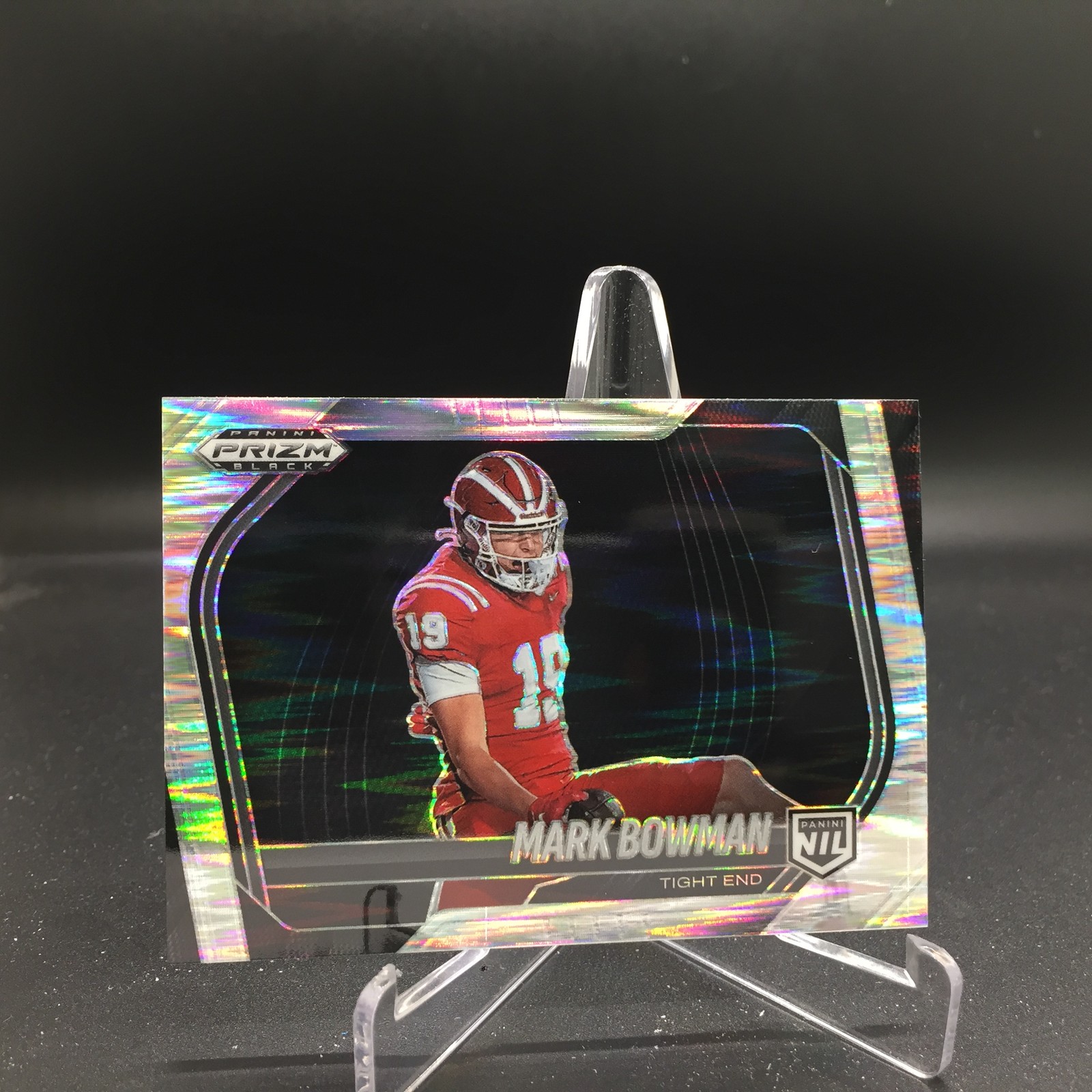 Mark Bowman 2025 Panini Prizm Black Prizms Skewed 200 #/249 USC Trojans